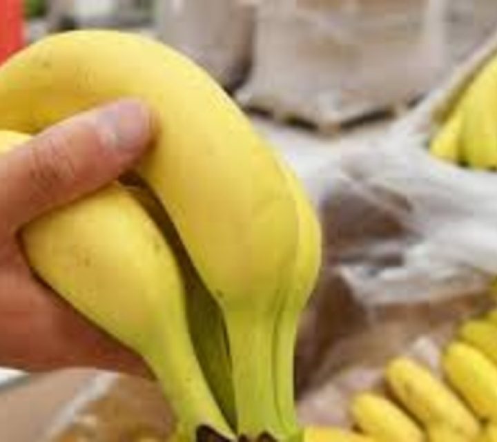 Мужчина смог съесть банан без помощи рук за 17 секунд